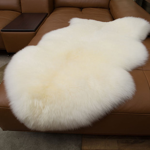 纯羊毛地毯卧室羊毛，沙发垫欧式飘窗垫床边地毯，皮毛一体羊皮垫