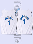 魔术队麦迪篮球背心无袖t恤男球衣，1号训练服tmac运动纯棉宽松汗衫