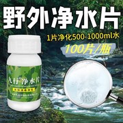 九行净水片户外荒野部队，训练灾后紧急用水净化饮用水箱水井消毒片