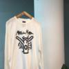 Keith Haring涂鸦简笔小人白色简单干净气质长袖T恤男女春夏季潮