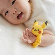 日本采购精灵宝可梦monpoke宝宝，安抚毛巾布手腕(布，手腕)铃玩具可水洗