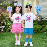 六一儿童表演服装糖果色蓬蓬裙演出服小学生幼儿园可爱女孩舞蹈服