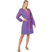 lillypulitzer莉莉普利策连衣裙女式时尚，紫色短裙