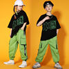 六一儿童表演服男童中国风街舞嘻哈套装女孩爵士舞演出服学生班服