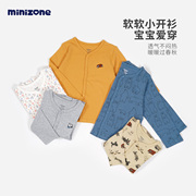 minizone春秋季男女宝宝小童，儿童长袖开衫，休闲上衣外套1-7岁