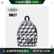 韩国直邮Eastpak 双肩背包 EASTPAK 笑脸 双肩包 日常背包 S 黑