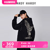 HARDY HARDY2022秋重工烫钻字母翅膀情侣卫衣男女开衫外套潮