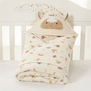 婴儿包被新生儿抱被秋冬纯棉，加厚初生宝宝，用品被t子产房包巾可脱