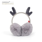 澄湖螺冬季保暖耳套女可爱鹿角护耳罩头箍耳罩毛绒耳包耳朵套圣诞