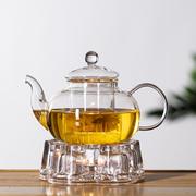 花茶壶玻璃套装围炉煮茶耐热可加热带过滤网，茶水分离家用功夫茶具