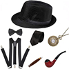 Men Gatsby Party Props 1920S Theme Cosplay Stage Performance