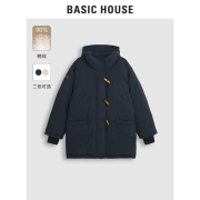 basichouse百家好牛角扣文艺风羽绒服，23短外套b0143b5b112