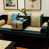 中式红木沙发坐垫古典实木家具椅垫罗汉床垫子靠背防滑五件套定制