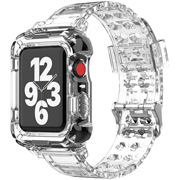 苹果冰川透明果冻表带，iwatch手表表带适用于苹果手表腕带男款