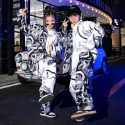 街舞儿童潮服套装，hiphop走秀中国风