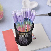 创意彩色水粉笔涂鸦炫彩水粉中性笔彩色粉文具彩虹笔彩笔