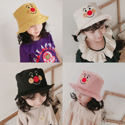 2-5岁面包超人儿童帽子，春秋薄款简约男童，女童防晒盆帽小孩遮阳帽