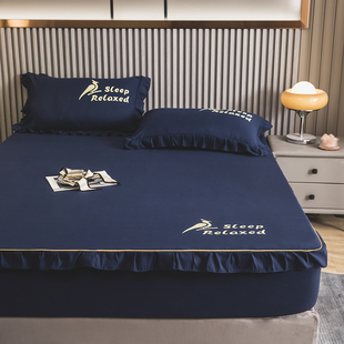 床笠单件床罩床垫席梦思保护罩床套床单防尘罩全包纯棉4季