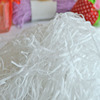 雪白色拉菲草填充物彩色碎纸丝纸条喜糖糖盒礼物包装填充纸