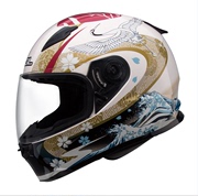 中国台湾SOL摩托车头盔SF-2M浮世绘男女卡丁车酷四季保暖跑盔全盔