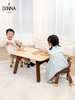 儿童书桌实木宝宝学习桌，家用游戏桌绘画桌手工，桌幼儿写字桌椅套装