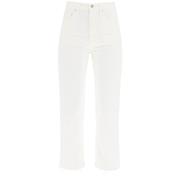 牛仔裤 Toteme 女款休闲春季上新前卫白色直筒裤舒适透气时尚