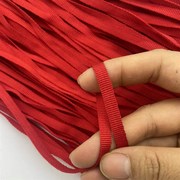 极速满窄扁带聚酯纤维平纹织带，0.5cm0.6cm本白色黑色大红色服