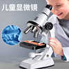 儿童显微镜小学生初中专用玩具益智高清可看细菌科学实验套装男孩