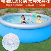 儿童充气游泳池家用折叠加厚宝宝婴室内小孩圆形家庭大型冲气水池