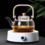 玻璃烧茶壶小茶炉网红煮茶壶，煮茶器电陶炉小型电热泡茶提梁壶耐热