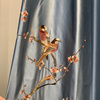 新中式高档刺绣卧室客厅窗帘遮光古典中国风现代绣花书房窗帘定制