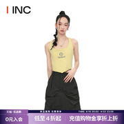 THE GOD PARTICLE 设计师品牌IINC23徽章显瘦吊带背心女