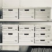 收纳盒收纳箱创意有盖箱纸质白色牛皮纸文件整理储物箱装书箱子