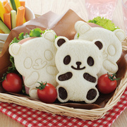 日本arnest能干熊猫饭团模具，便当寿司diy工具，宝宝大人互动
