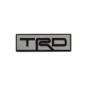 适用丰田TRD改装不锈钢方向盘车标汉兰达凯美瑞锐志个性车贴