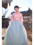 2024传统韩国延吉旅拍婚庆韩服朝鲜民族服装年会舞蹈表演出服古装