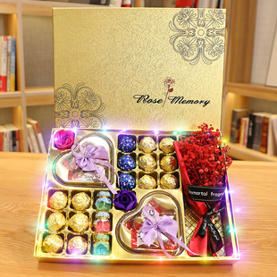 情人节德芙巧克力礼盒套装送闺蜜老婆媳妇男女生日礼物高级感创意