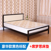急速铁艺床铁床架钢木床双人床，公主床1.5米1.8米单人床简易儿