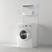 IKEA滚筒洗衣机架托格尼宜家搁板置物架可伸缩家用洗衣机收纳架子