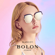 bolon暴龙太阳镜女防紫外线圆脸偏光眼镜，开车时尚大框墨镜bl6052