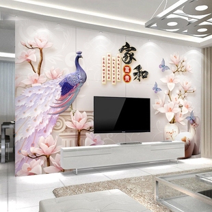 电视背景墙瓷砖文化石墙砖壁画3D立体微晶石家和客厅瓷砖背景