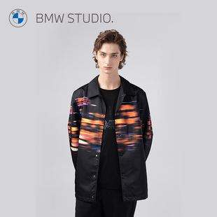 BMW Studio宝马男装2023早春时尚通勤休闲舒适男士夹克外套