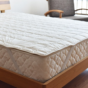 高档秋冬羊毛床褥垫 床护垫 纯羊毛填充床垫保护垫  可固定