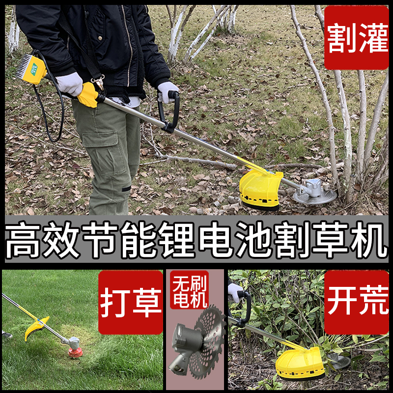 充电式电动割草机家用多功能开荒割枝打草机除草神器小型农用机械在类目 鲜花速递/花卉仿真/绿植园艺, 园艺用品, 割草机/草坪机中 - 来自Buy2taobao.com提供专业的淘宝代购服务