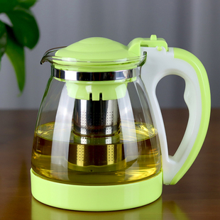 玻璃茶壶内胆过滤功夫泡茶壶大号，家用单壶耐热花茶壶红茶茶具套装