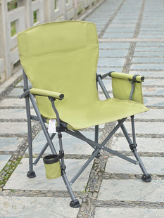 户外折叠椅便携式露营椅子钓鱼凳子，沙滩椅靠背导演椅野营桌椅套装