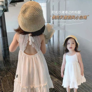 儿童夏天套装裙子公主裙沙滩裙女童装夏季海边度假风连衣裙宝宝洋