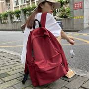 高中生背包女款书包韩系学院风，初一女孩欧美风，耐脏大容量结实耐用
