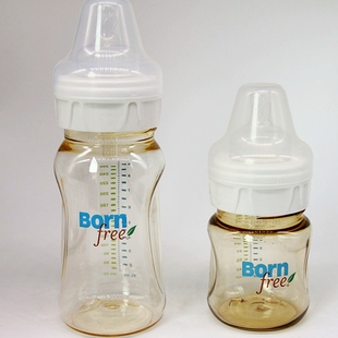  美国Born free新生儿防胀气防呛奶奶瓶宽口径PES塑料不含BPA