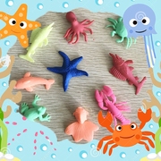 儿童吸水膨胀玩具泡水变大玩具，水中膨胀海绵，宝宝水中动物模型